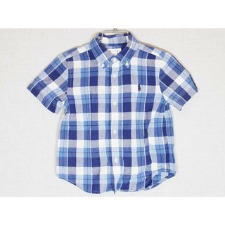 ラルフローレン(Ralph Lauren)の[ラルフローレン/Ralph Lauren]90cm 半袖シャツ ブルー系【中古】子供服 キッズ kids ベビー服 baby 男の子 夏 615032 tops(シャツ/カットソー)