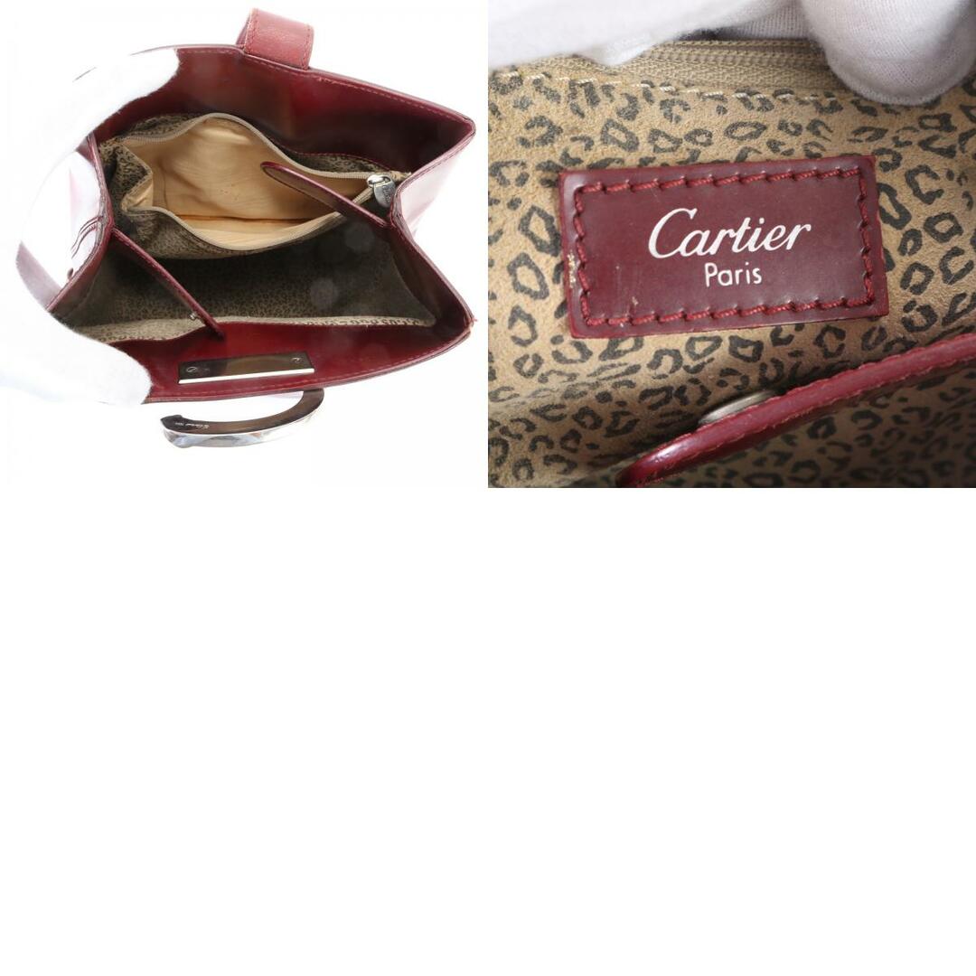 Cartier(カルティエ)のカルティエ パンテール ワンショルダー ボルドー レザー ショルダーバッグ 肩掛け トート ハンド 本革 レディース EHM T3-6 レディースのバッグ(ショルダーバッグ)の商品写真