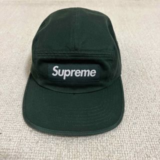 シュプリーム(Supreme)のシュプリーム  supreme キャンプキャップ　グリーン ボックスロゴ(キャップ)