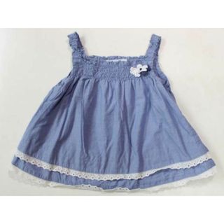 ファミリア(familiar)の☆ファミリア/familiar☆90cm 半袖ブラウス 水色 【中古】子供服 キッズ kids ベビー服 baby 女の子 夏 615032 tops(シャツ/カットソー)