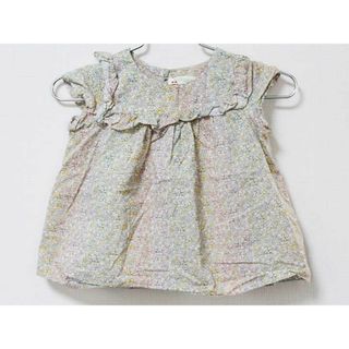 《ボンポワン/BONPOINT》81cm 半袖ブラウス マルチカラー【中古】子供服 キッズ kids ベビー服 baby 女の子 夏 205032 tops(シャツ/カットソー)