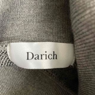 Darich - Darich 2023新作 チェックファーニットミニワンピース グレー Darich - Darich 2023新作 チェックファーニットミニワンピース グレー