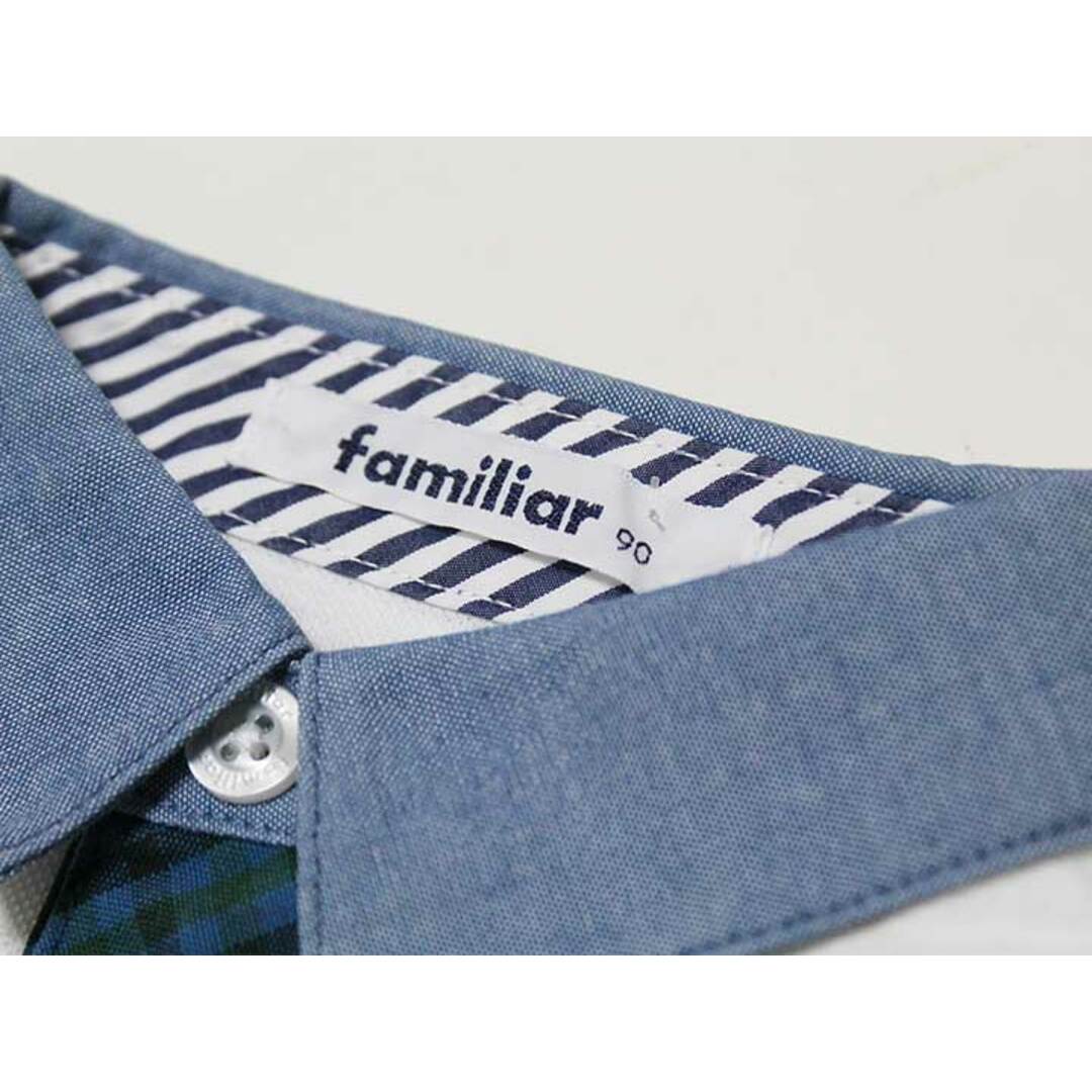 familiar(ファミリア)の‡ファミリア/familiar‡90cm 半袖ポロシャツ 白系【中古】子供服 キッズ kids ベビー服 baby 男の子 夏 615032 tops キッズ/ベビー/マタニティのベビー服(~85cm)(シャツ/カットソー)の商品写真