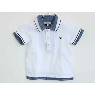 †アルマーニベビー/Armani baby†74cm ポロシャツ 白【中古】子供服 キッズ kids ベビー服 baby 男の子 夏 915032 tops