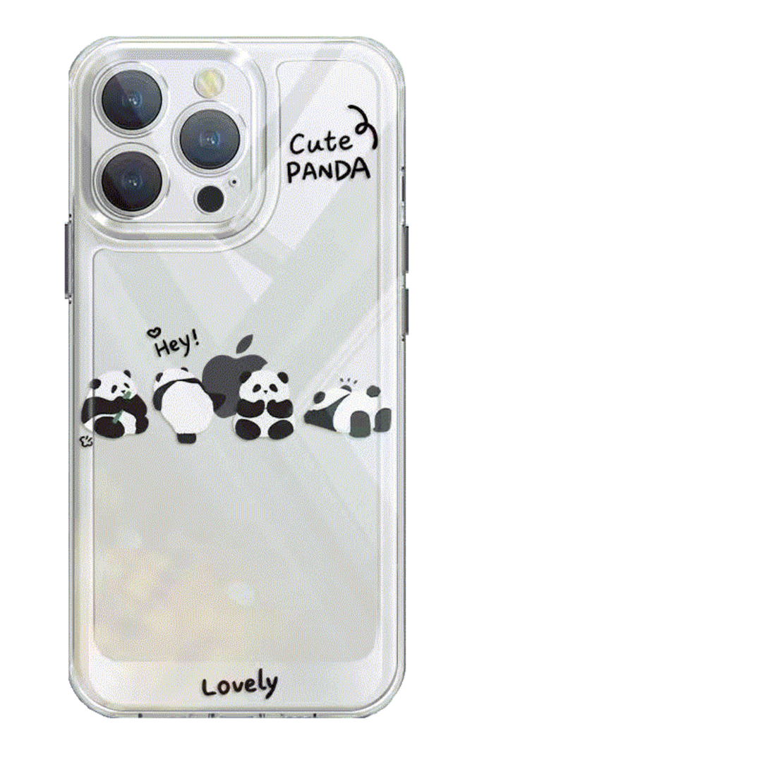 iphoneケース　スマホケース　かわいいパンダ スマホ/家電/カメラのスマホアクセサリー(iPhoneケース)の商品写真