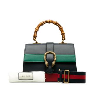 グッチ(Gucci)のグッチ ディオニュソス バンブー ハンドバッグ ショルダーバッグ 2WAY 448075 レザー レディース GUCCI 【200-42538】(ハンドバッグ)