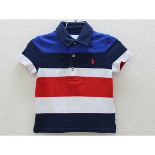 ラルフローレン(Ralph Lauren)の▽ラルフローレン/Ralph Lauren▽85cm 半袖ポロシャツ 紺×マルチカラー【中古】子供服 キッズ kids ベビー服 baby 男の子 夏 607032 tops(シャツ/カットソー)