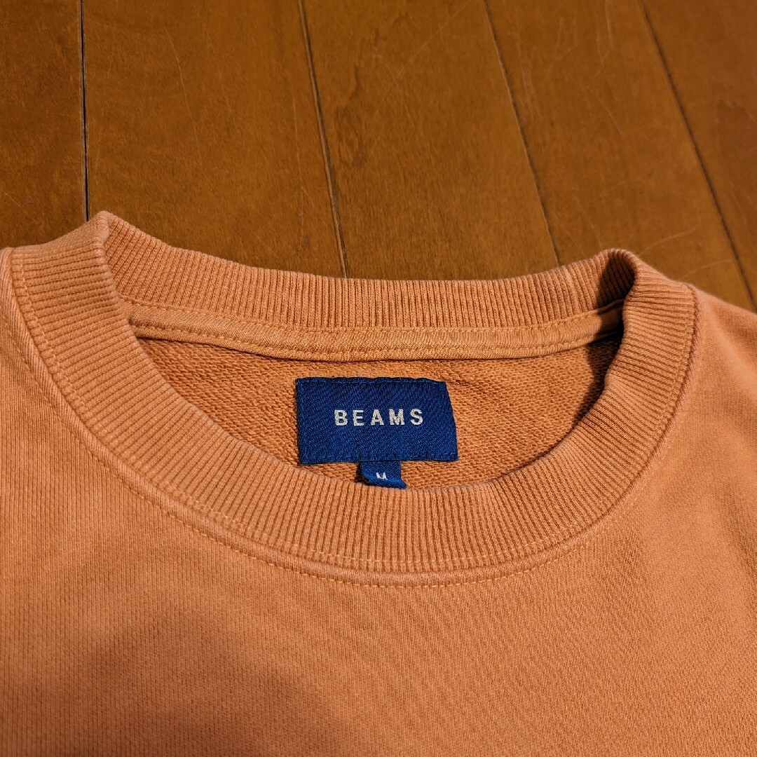 BEAMS(ビームス)のBEAMS ビームスのスウェット（くすみオレンジ・Мサイズ） メンズのトップス(スウェット)の商品写真