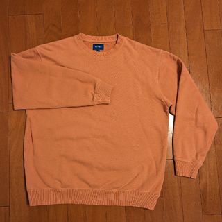 ビームス(BEAMS)のBEAMS ビームスのスウェット（くすみオレンジ・Мサイズ）(スウェット)