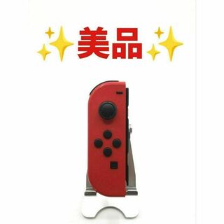 ニンテンドースイッチ(Nintendo Switch)の美品　ジョイコン レッド 左 L スイッチ d-12(その他)