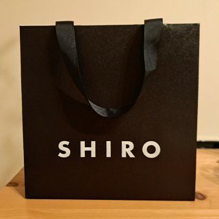 シロ(shiro)の《美品》SHIRO シロ ショッパー ショップ袋 誕生日 ギフト プレゼント(ショップ袋)