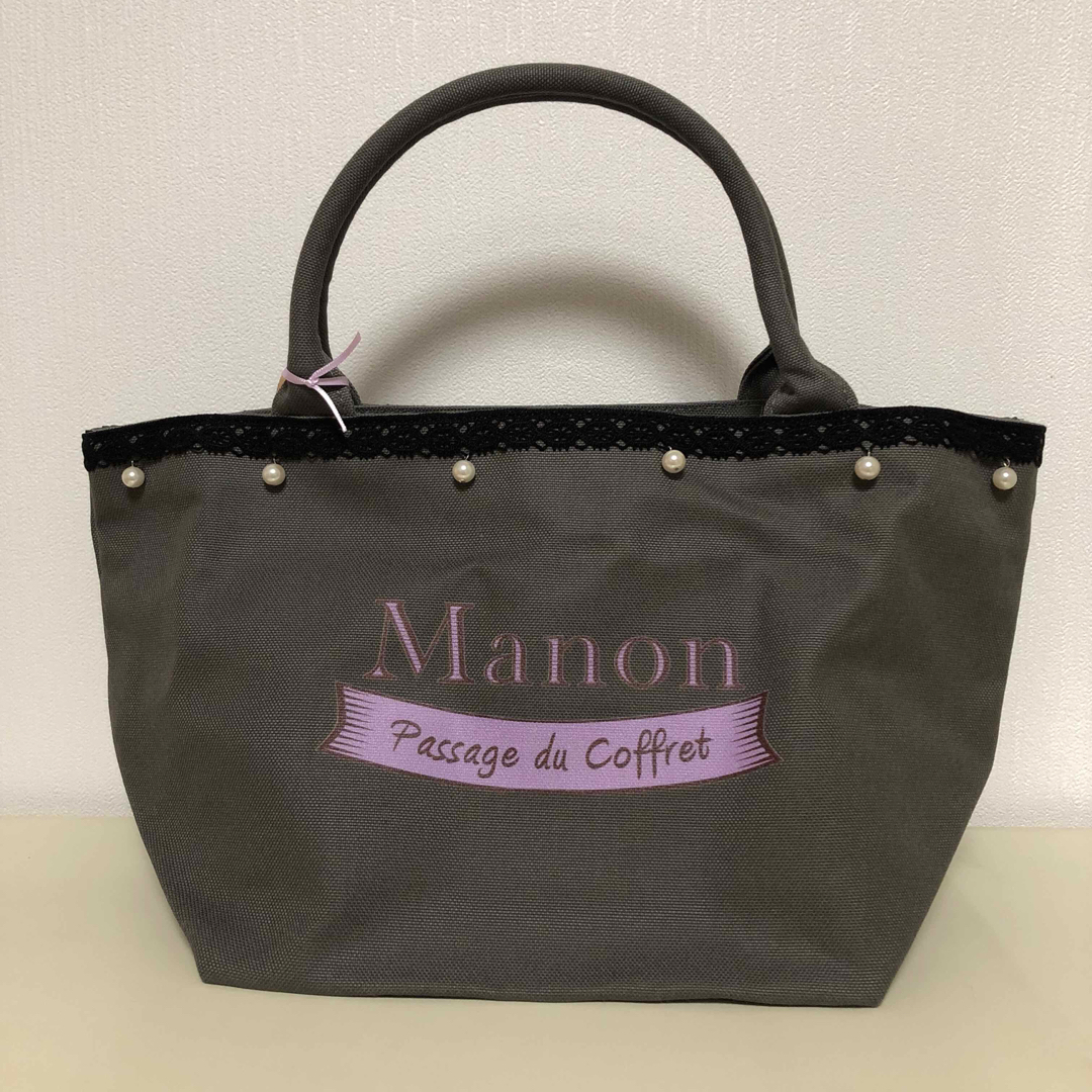 新品＊Manon パール付トートバッグ レディースのバッグ(トートバッグ)の商品写真