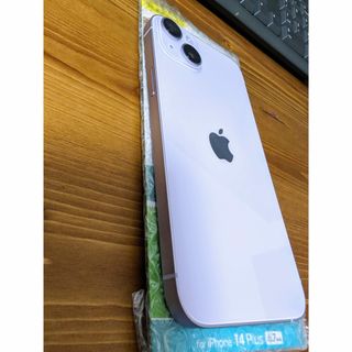 アイフォーン(iPhone)のiPhone14 Plus 128GB パープル　バッテリー容量100%(スマートフォン本体)