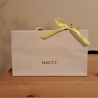 ハッチ(HACCI)の《美品》HACCI ハッチ ショッパー ショップ袋 誕生日プレゼント ギフト(ショップ袋)