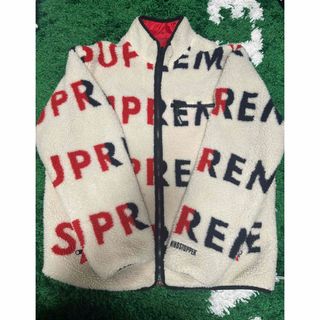 シュプリーム(Supreme)のReversible Logo Fleece Jacket "White" XL(ブルゾン)