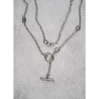 TRES - TRES anchor lariat necklace 金属アレルギー対応