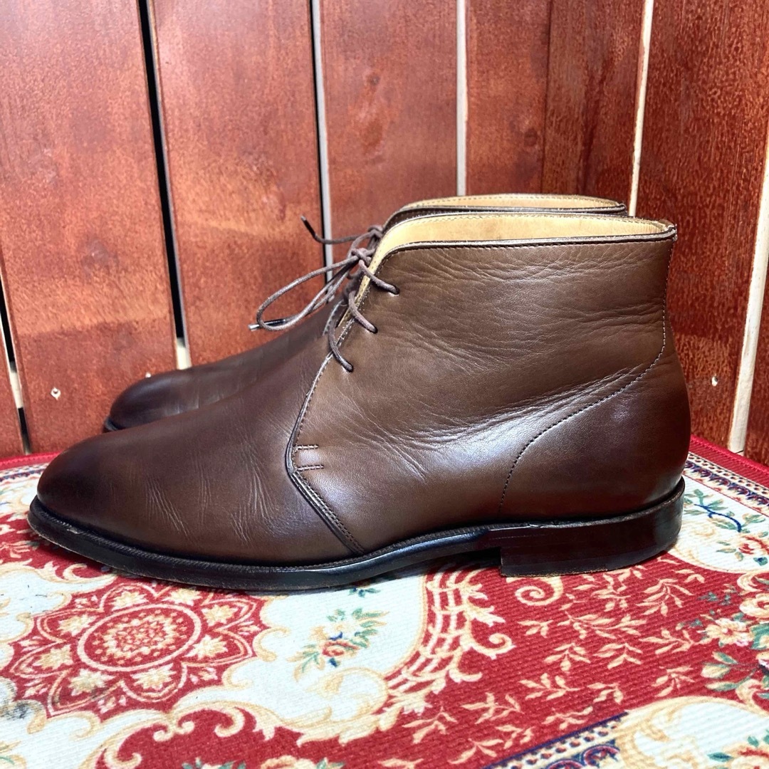 REGAL(リーガル)のREGALチャッカブーツブラウン24.5cm メンズの靴/シューズ(ブーツ)の商品写真
