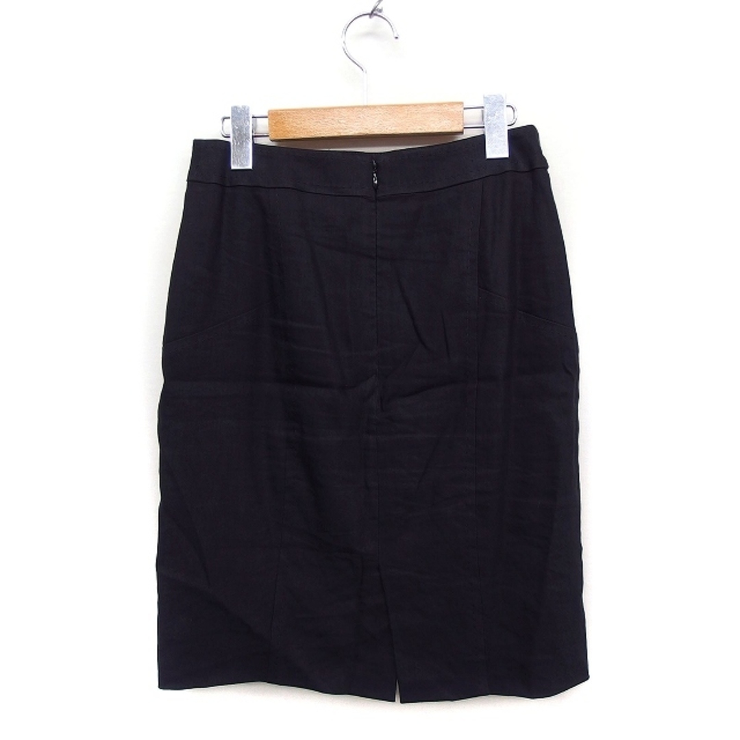 ICB(アイシービー)のアイシービー iCB タイトスカート ミニ スリット 無地 ウール 7 ブラック レディースのスカート(ミニスカート)の商品写真