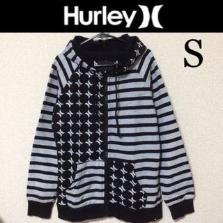 美品☆HurleyスウェットジップアップパーカーSハーレーボルコムロンハーマン