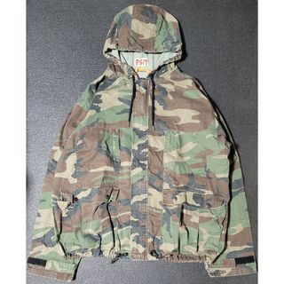 ZARA - ZARA カモ柄 ミリタリーJKT Hoodie camo ザラ