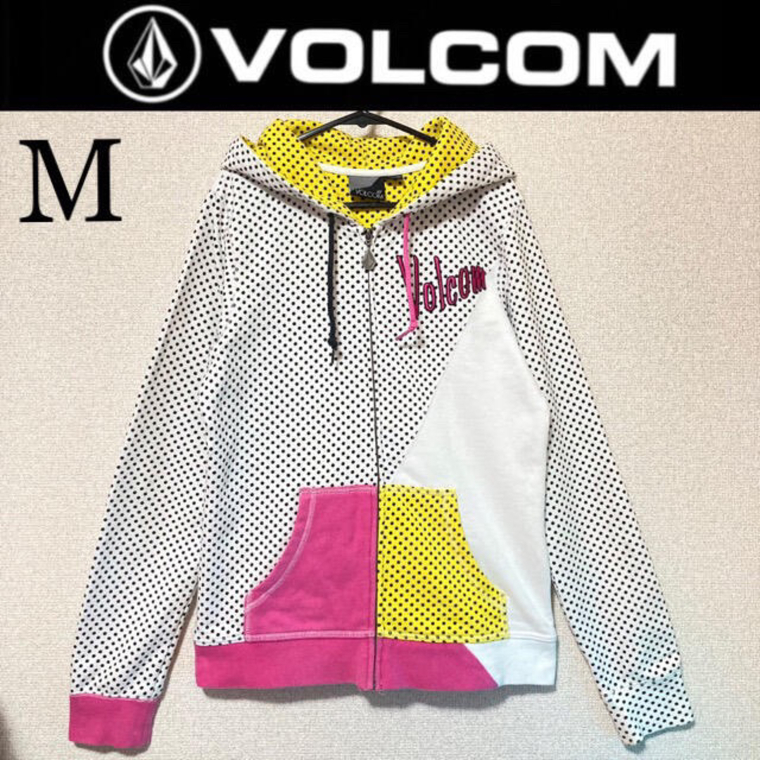 volcom(ボルコム)の美品☆VOLCOMスウェットジップアップパーカーMボルコムロンハーマンRVCA レディースのトップス(パーカー)の商品写真