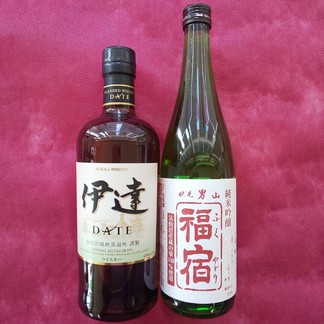 ニッカウヰスキー(ニッカウイスキー)の『☆希少☆ニッカ伊達♡』＆『純米吟醸 福宿♡』 食品/飲料/酒の酒(ウイスキー)の商品写真