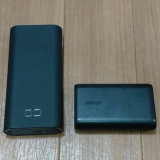 シーアイオー(CIO)のモバイルバッテリー２個セット(バッテリー/充電器)