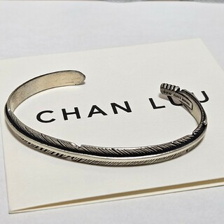 CHAN LUU - 【美品】CHAN LUU/チャンルー シルバーリーフ バングル