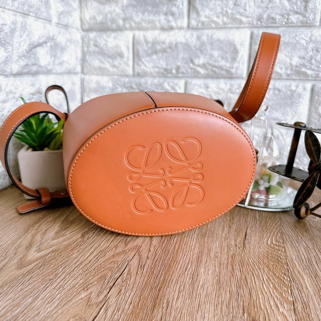 LOEWE(ロエベ)の◇ロエベ◇バルーンバッグ スモール 2WAYショルダーバッグ ブラック×ブラウン レディースのバッグ(ショルダーバッグ)の商品写真