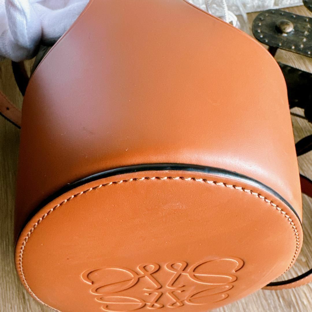 LOEWE(ロエベ)の◇ロエベ◇バルーンバッグ スモール 2WAYショルダーバッグ ブラック×ブラウン レディースのバッグ(ショルダーバッグ)の商品写真