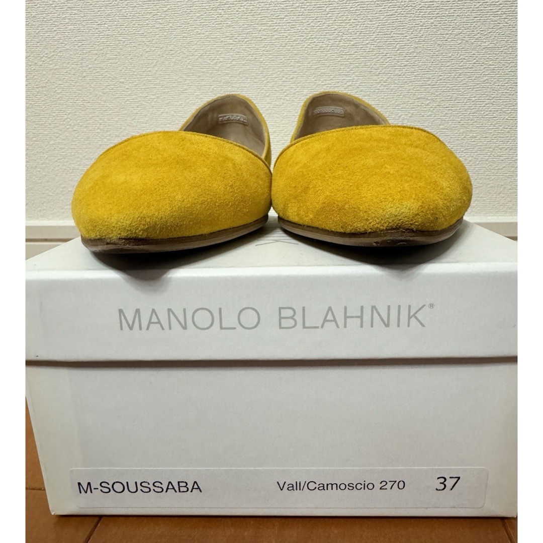 MANOLO BLAHNIK(マノロブラニク)の【美品】マノロブラニク　フラットシューズ レディースの靴/シューズ(バレエシューズ)の商品写真