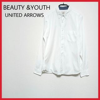 ビューティアンドユースユナイテッドアローズ(BEAUTY&YOUTH UNITED ARROWS)の美品　BEAUTY&YOUTH UNITED ARROWS　ホワイトシャツ　◎(シャツ/ブラウス(長袖/七分))