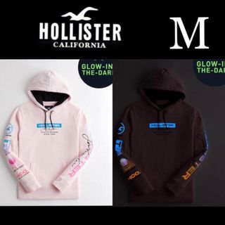 ホリスター(Hollister)の新品タグ付き☆ホリスター発光スウェットパーカーMアバクロエアロポステール(パーカー)