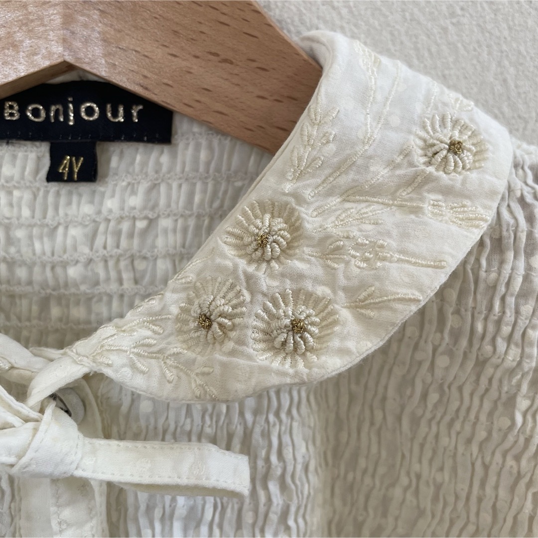 SOOR PLOOM(ソーアプルーム)のbonjour diary ブラウス 4Y キッズ/ベビー/マタニティのキッズ服女の子用(90cm~)(ブラウス)の商品写真