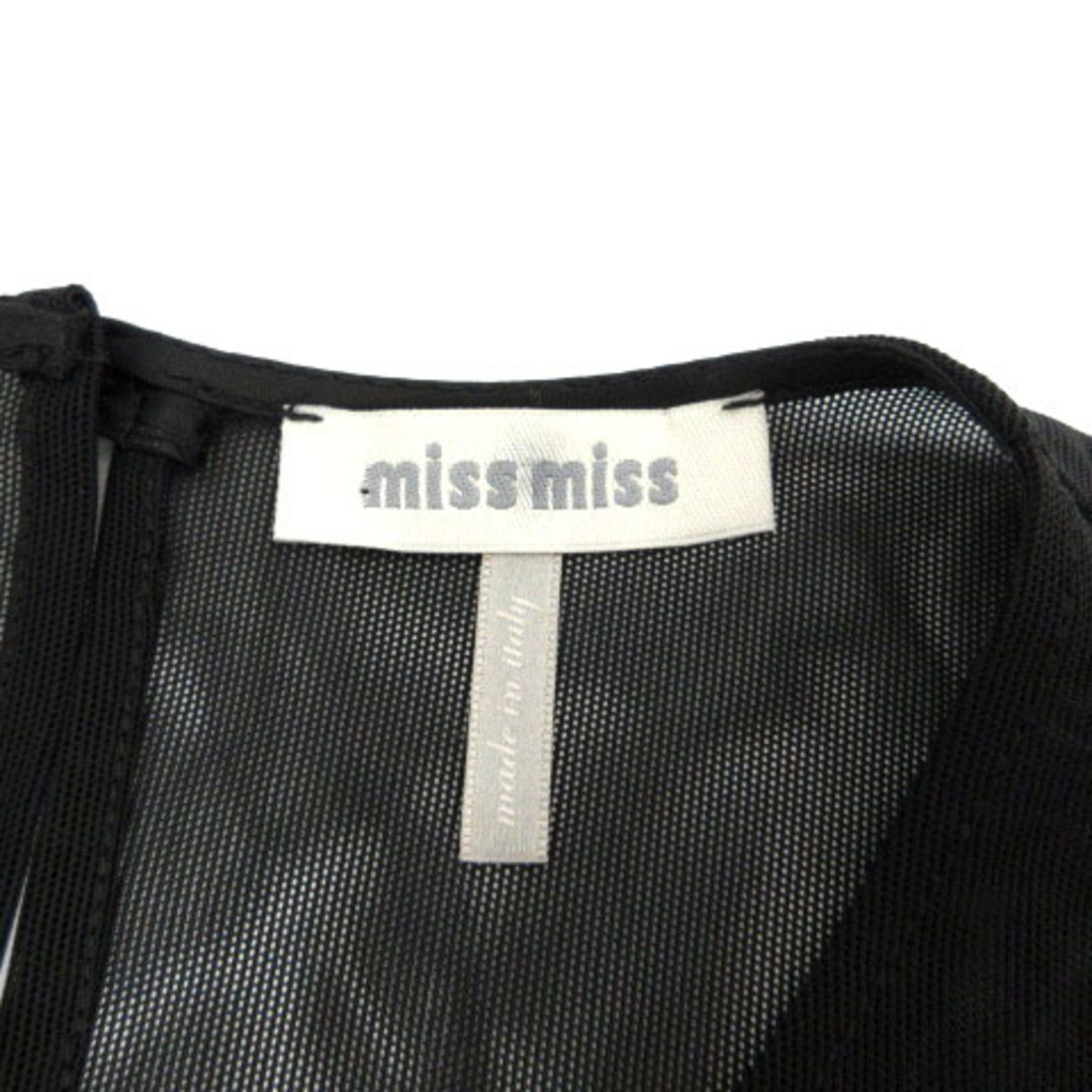 other(アザー)のミスミス miss miss ワンピース フォーマル イタリア製 総柄 黒 38 レディースのフォーマル/ドレス(礼服/喪服)の商品写真