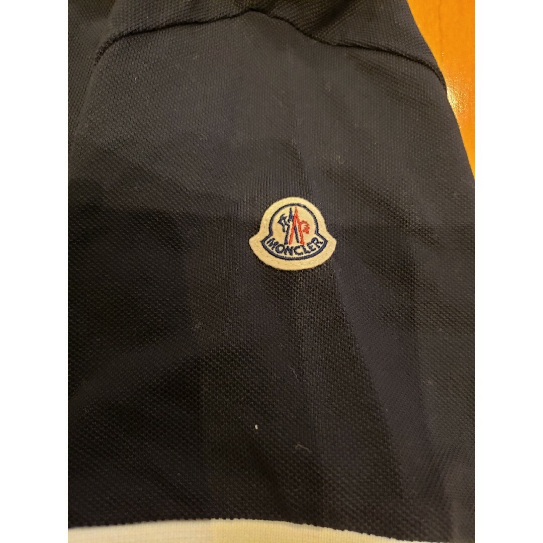 MONCLER(モンクレール)の【未使用】モンクレール　MONCLER　ポロシャツ　半袖　ブラック　size S メンズのトップス(ポロシャツ)の商品写真