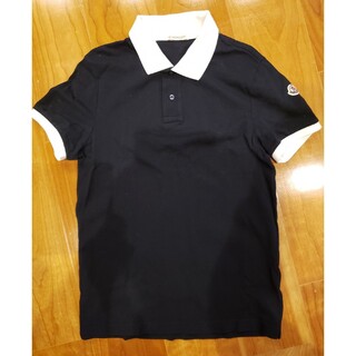 【未使用】モンクレール　MONCLER　ポロシャツ　半袖　ブラック　size S