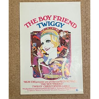貴重　映画　THE boy friend ポスター　twiggy主演(印刷物)