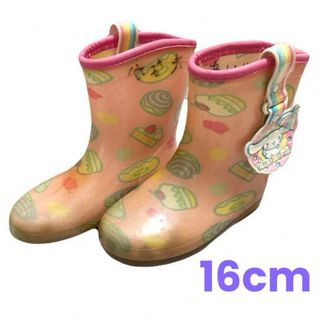 サンリオ(サンリオ)の子供用❤長靴　レインシューズ　シナモロール　子供靴　キッズ　16cm 即購入可能(長靴/レインシューズ)