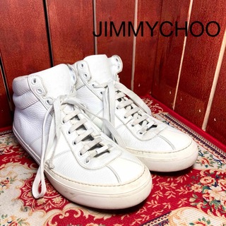 JIMMY CHOO - JIMMY CHOOハイカットスニーカー白42