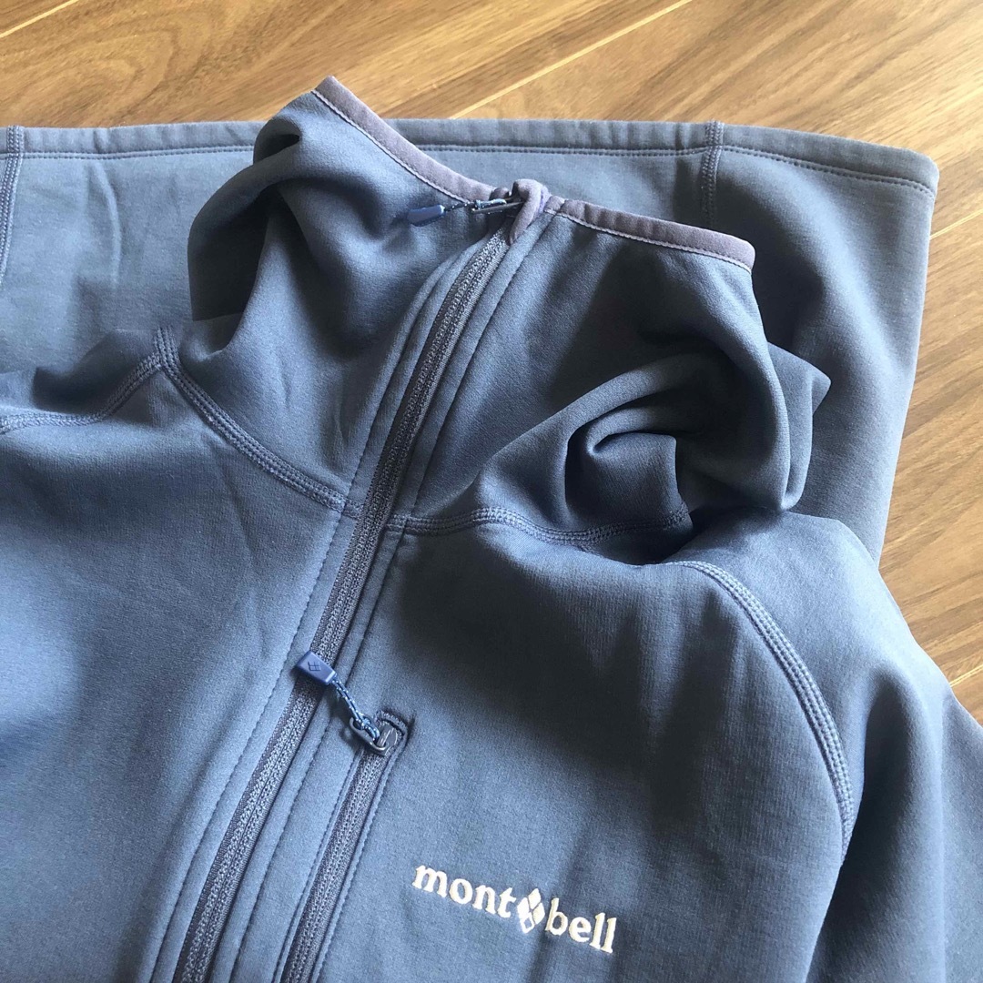 mont bell(モンベル)のmontbell モンベル パーカー ストレッチ ネイビー 紺 レディースのトップス(パーカー)の商品写真