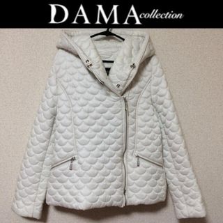 ディノス(dinos)のDAMA collection☆キルティングコート白ディノスダーマコレクション(ダウンコート)