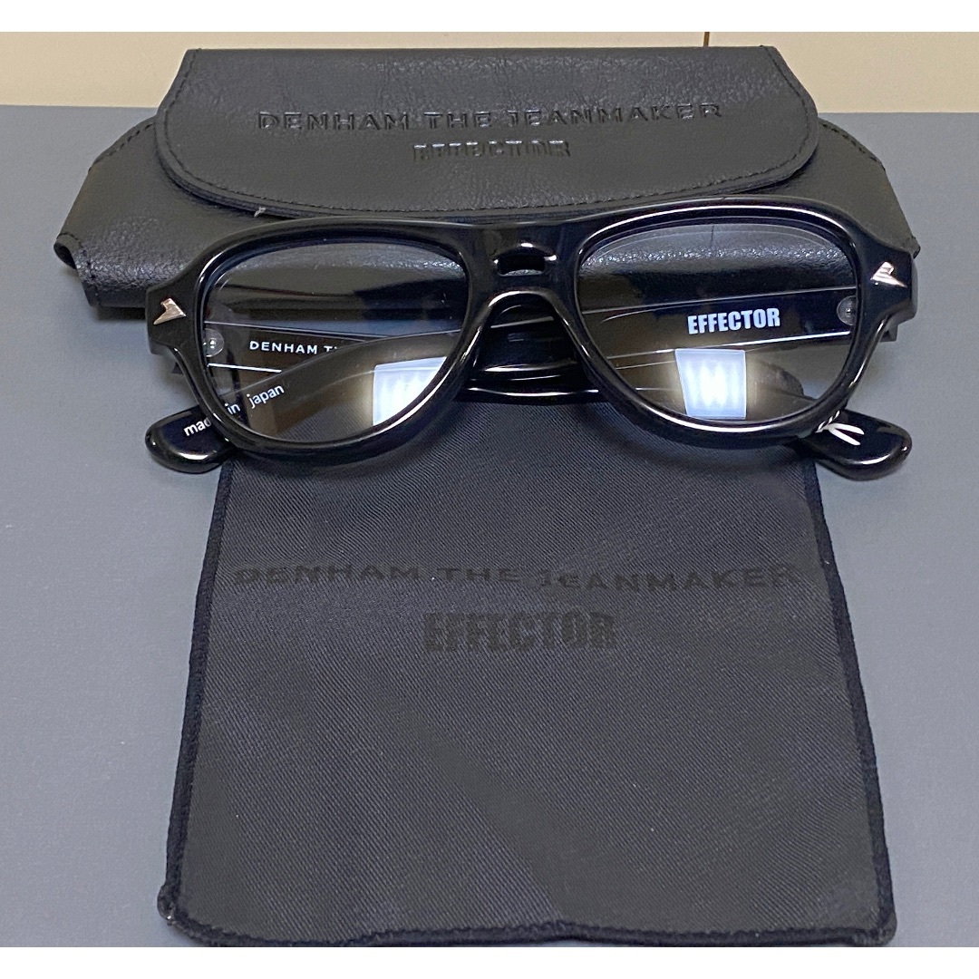 EFFECTOR(エフェクター)の超美品　EFFECTOR×DENHAM コラボ　HALF ROUND メンズのファッション小物(サングラス/メガネ)の商品写真