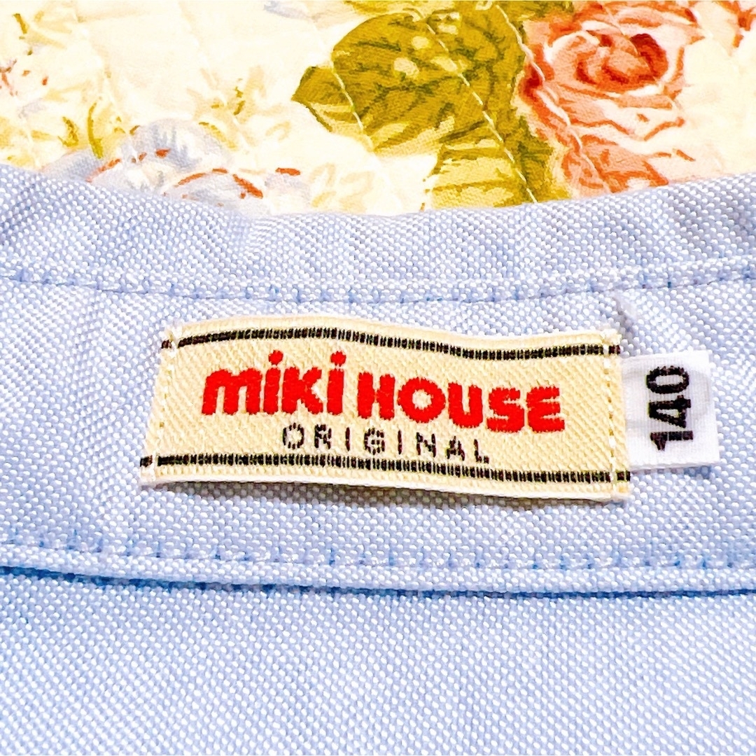 mikihouse(ミキハウス)の極美品　ミキハウス　シャツ　ブラウス　140 135 145 キッズ/ベビー/マタニティのキッズ服男の子用(90cm~)(ブラウス)の商品写真