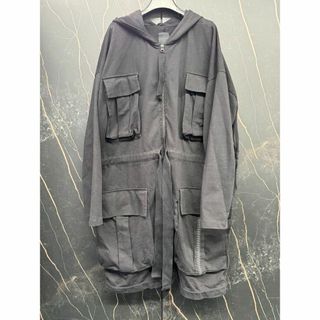 thom krom fooded long coat