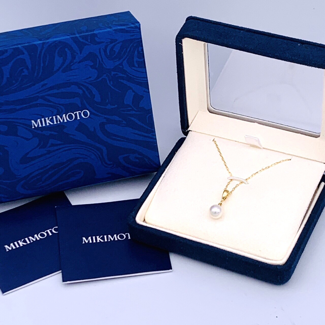 MIKIMOTO(ミキモト)の✴︎極美品　MIKIMOTO ミキモト K18 アコヤ真珠 パール ネックレス レディースのアクセサリー(ネックレス)の商品写真