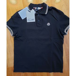 【未使用】モンクレール　MONCLER　ポロシャツ　半袖　ブラック　size M