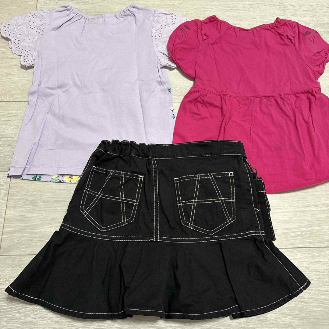 ANNA SUI mini(アナスイミニ)のアナスイミニ　Tシャツ　移動ポケット付きスカート　セット キッズ/ベビー/マタニティのキッズ服女の子用(90cm~)(Tシャツ/カットソー)の商品写真