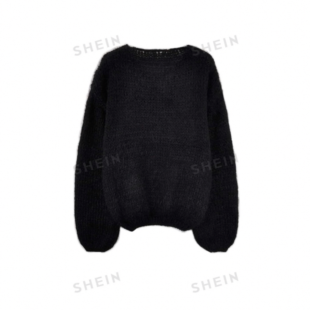 SHEIN(シーイン)のドロップショルダー オーバーサイズセーター レディースのトップス(ニット/セーター)の商品写真