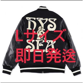 ウィンダンシー(WIND AND SEA)のヒステリックグラマー X WDS VARSITY JACKET / BLACK(スタジャン)